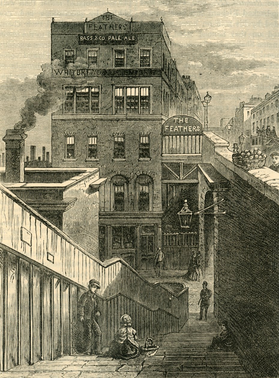 ウォータールーブリッジロード、c1878の家。 作： 不明