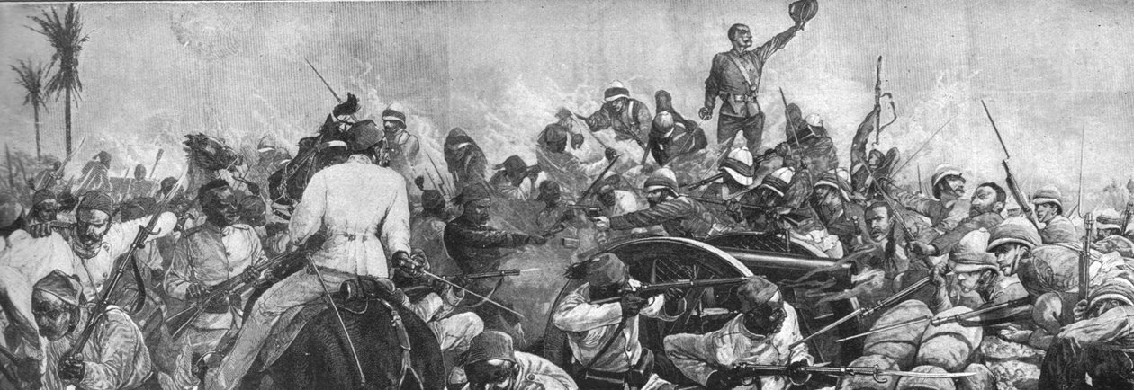 1882年のアラビパシャ下の反乱：1901年9月13日のテルエルケビールの戦い 作： 不明