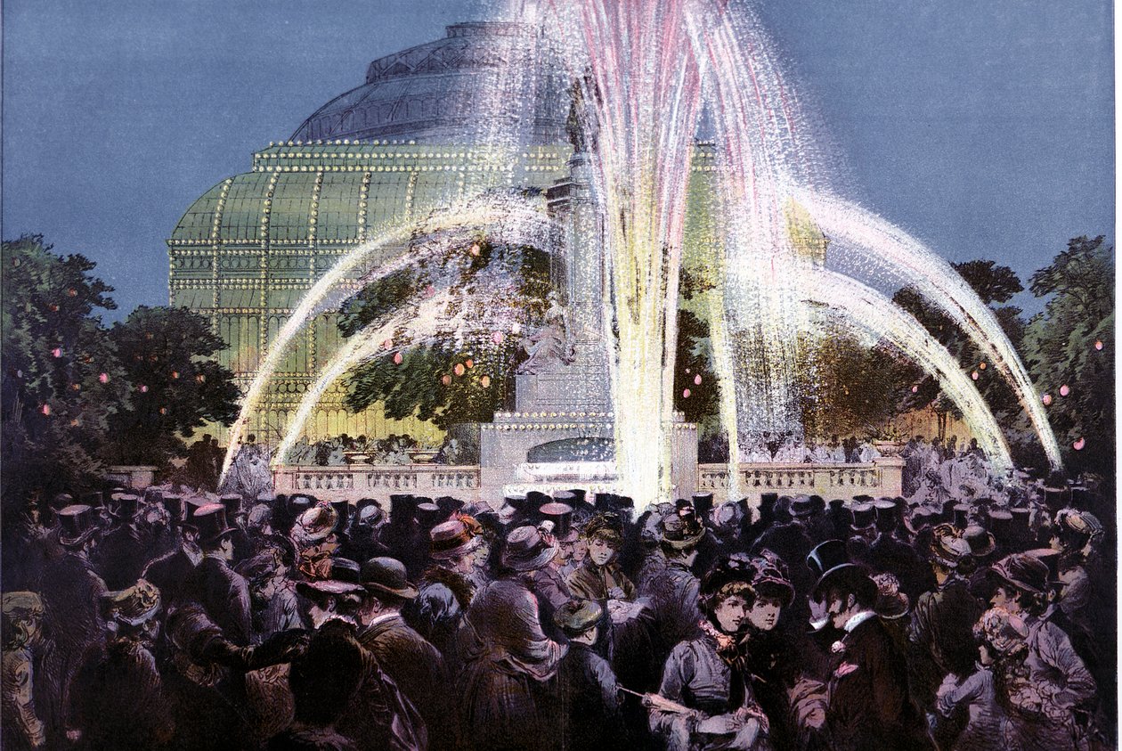 国際発明展、ケンジントン、ロンドン、1885年8月 作： 不明