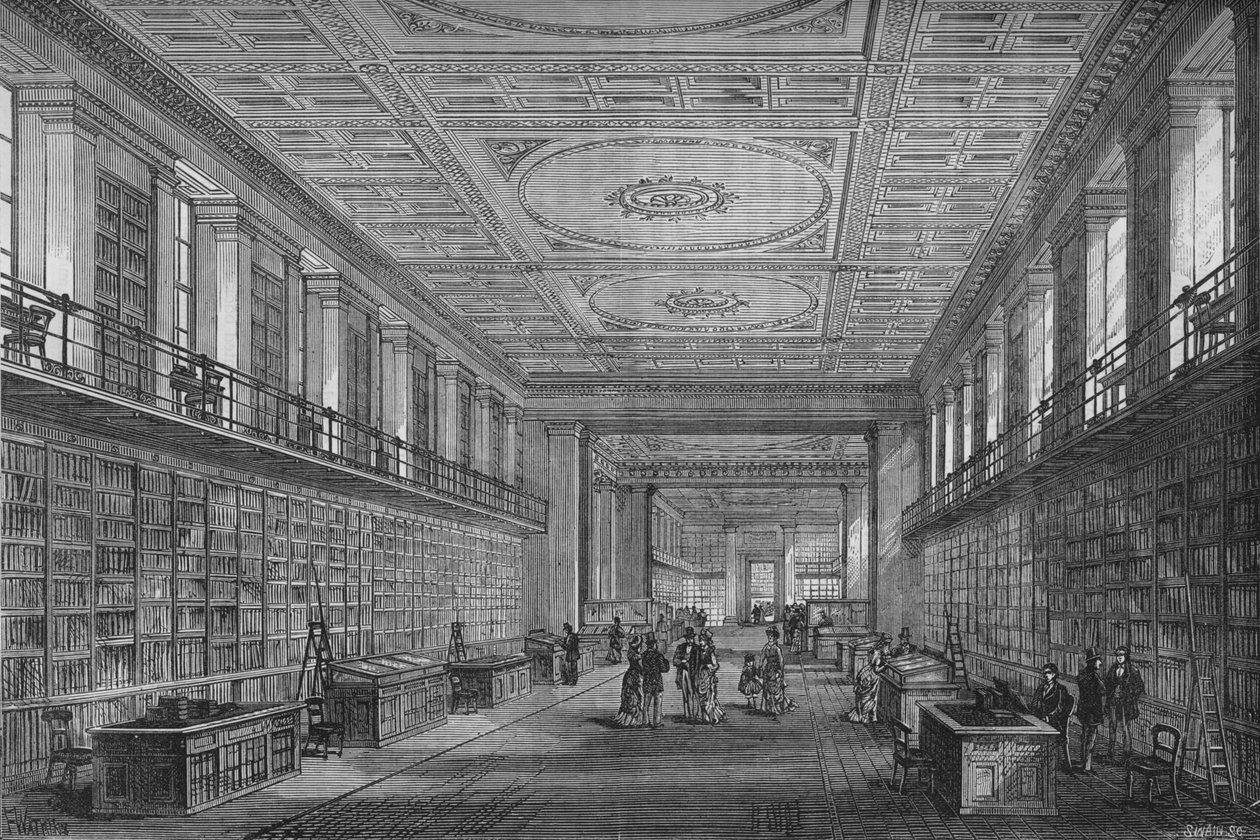 キングス図書館、ロンドン、1878 作： 不明