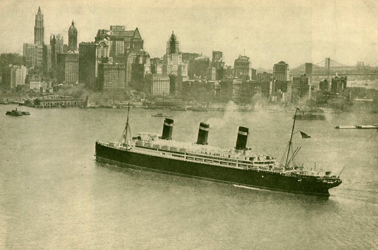 ニューヨークのリヴァイアサン、c1930。 作： 不明