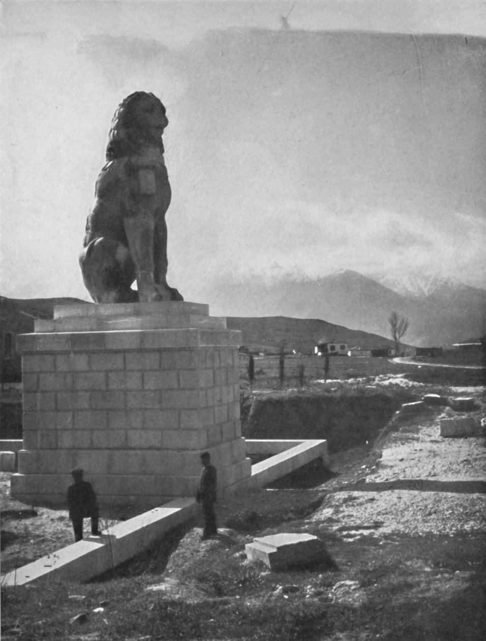 チャエロネアのライオン、アクロポリス、パルナッソス山、1913年 作： 不明