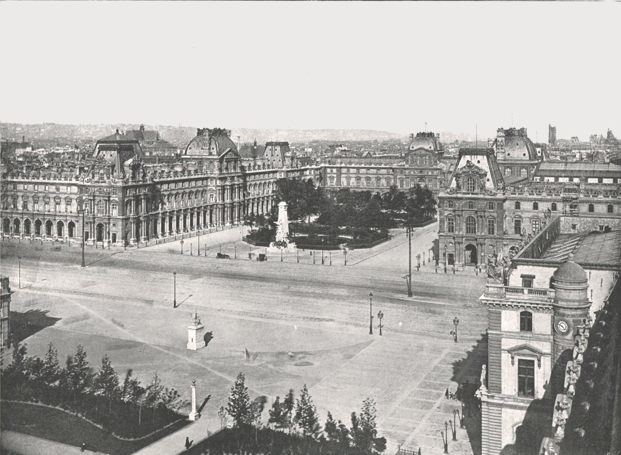 ルーブル美術館、パリ、フランス、1895年。 作： 不明