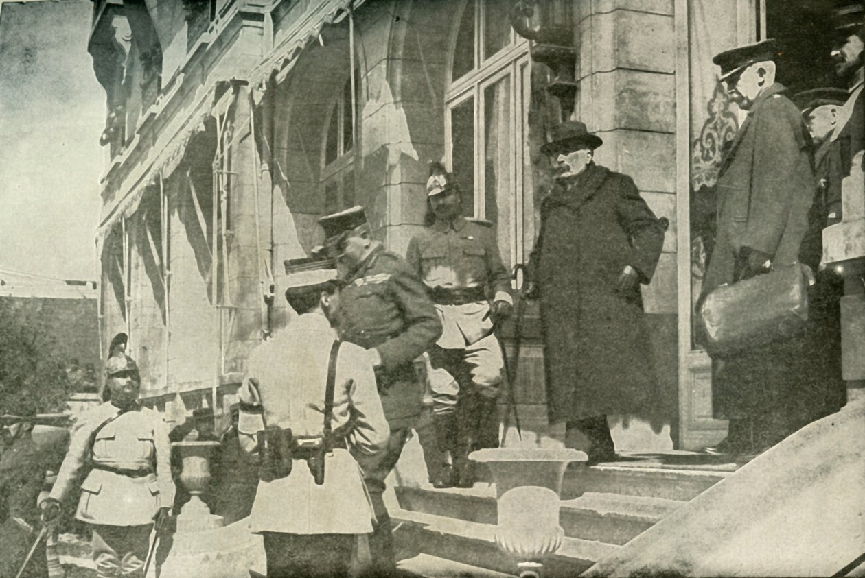 1915年、1919年のイギリスとフランスの戦争大臣会合。 作： 不明