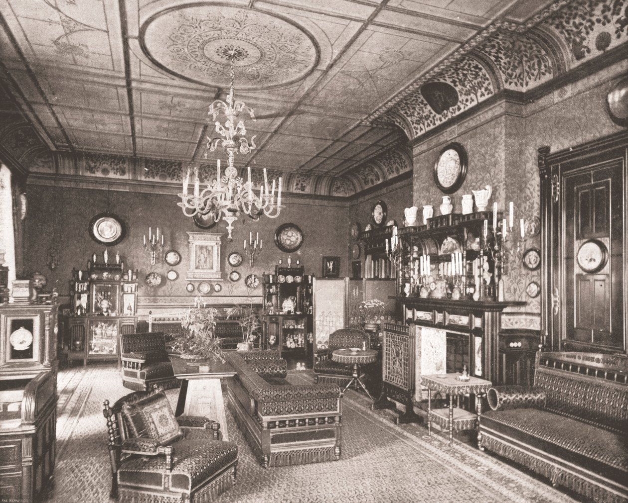 朝の部屋、クラレンスハウス、ロンドン、1894。 作： 不明