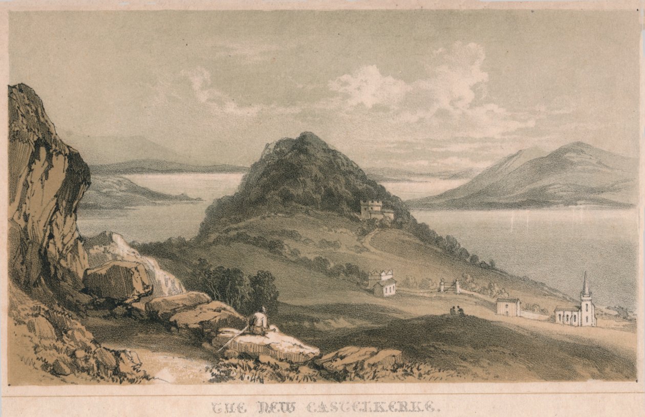 新しいCastelkerke、c1850s。 作： 不明