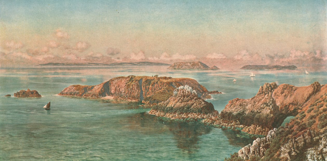 ノーマン諸島チャネル諸島、1885年、c1902。 作： 不明