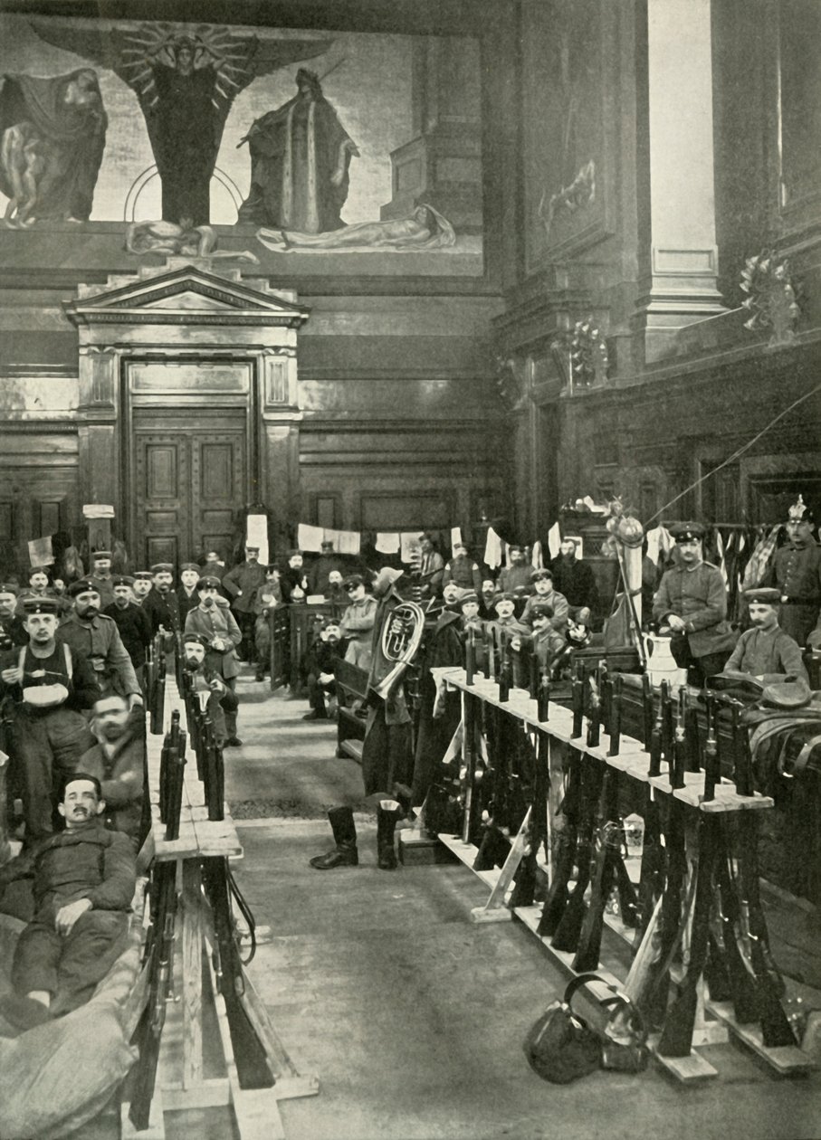 ブリュッセルの占領、1914年、1919年。 作： 不明