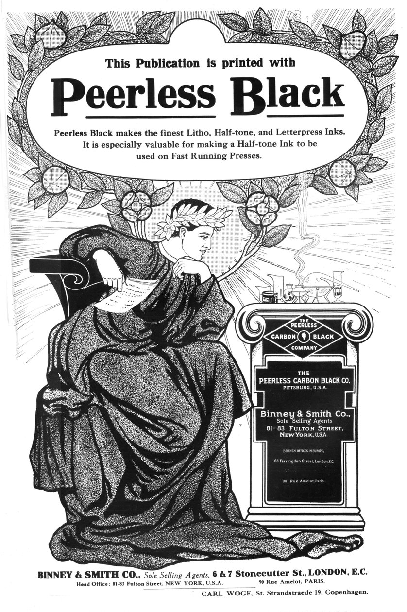 ピアレスカーボンブラックカンパニー、1916 作： 不明