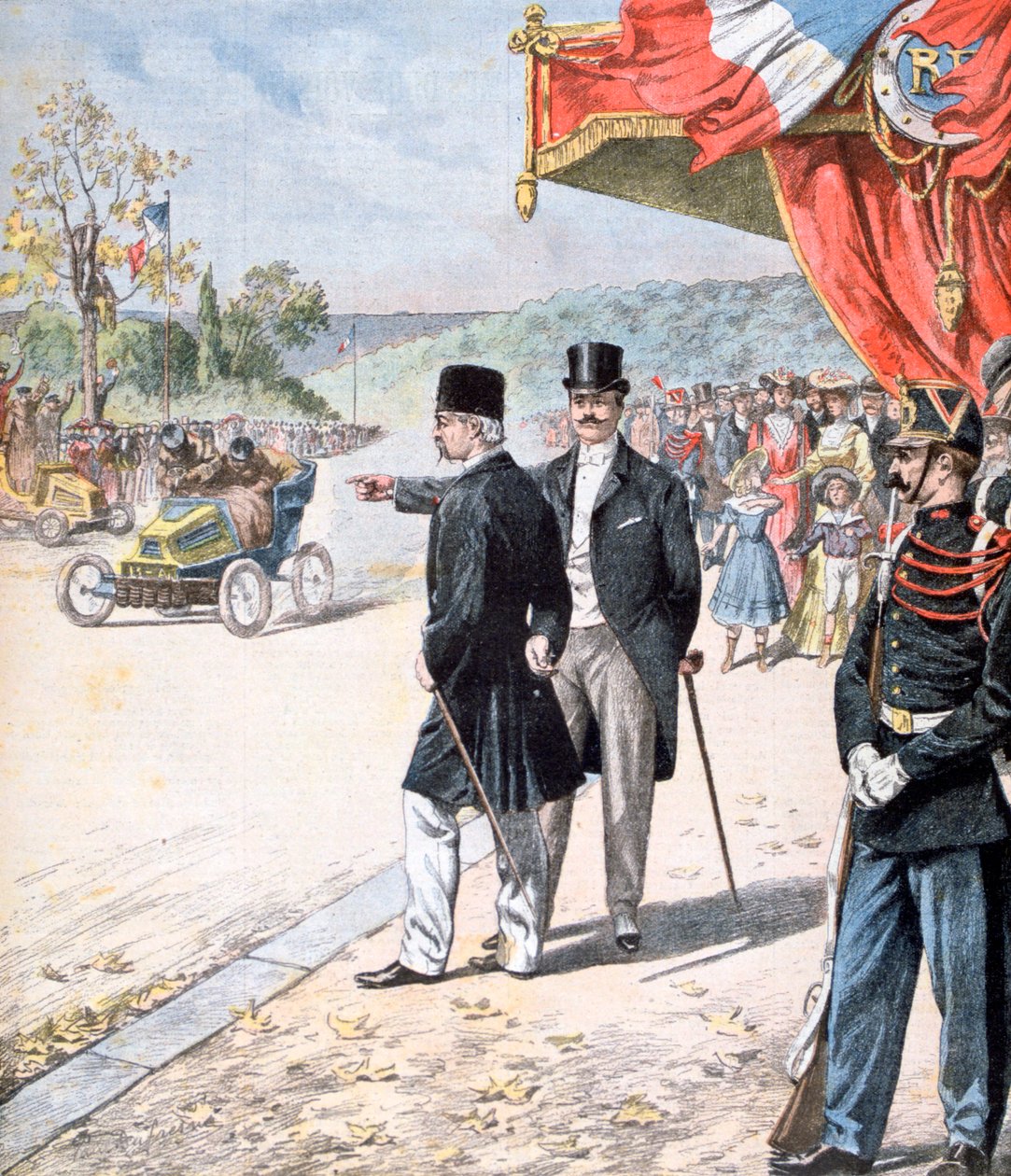 1902年のフランスのペルシャシャーモッツァファルアルディンシャーカジャール 作： 不明