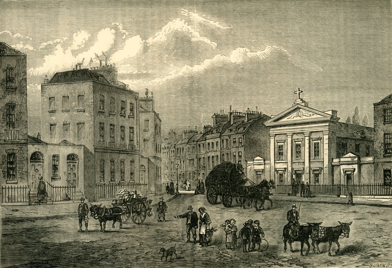 1850年のc1876のポリゴン、サマーズタウン。 作： 不明