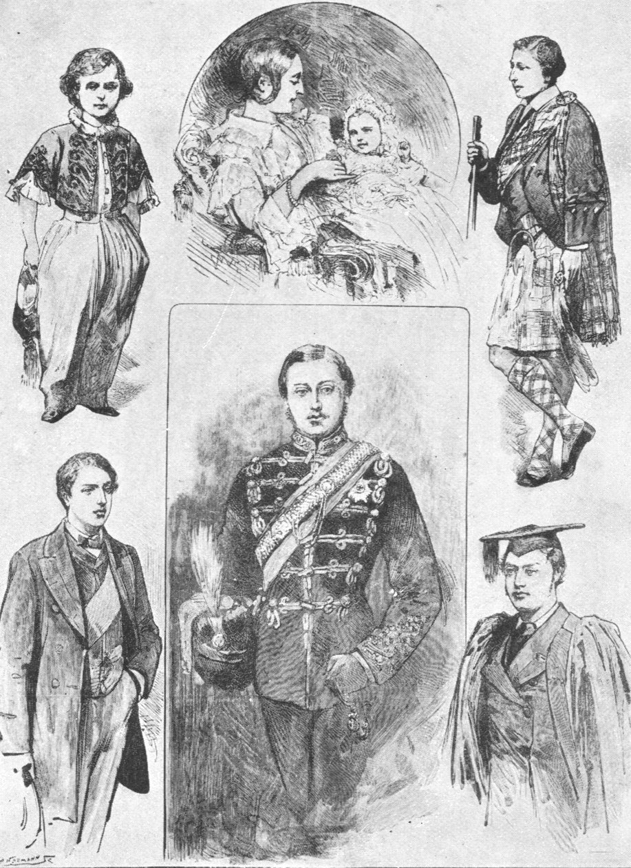 初期のウェールズ王子、1901年。 作： 不明