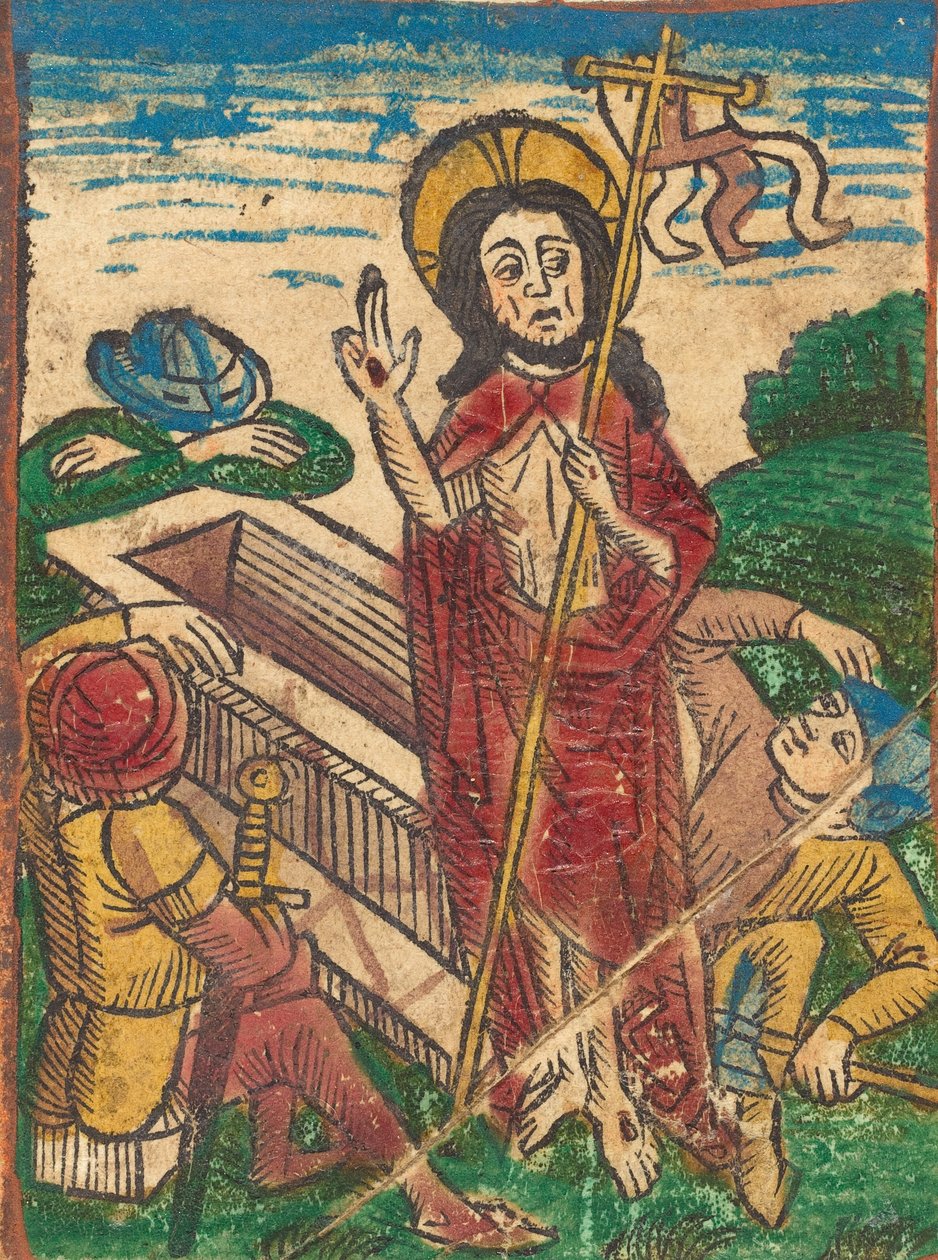 復活、c。 1490年。 作： 不明
