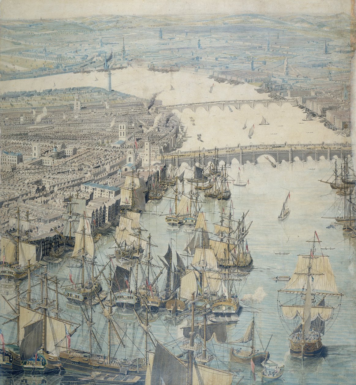 ラインベックパノラマ、c1807 作： 不明