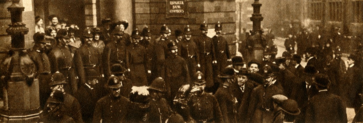 バークベック銀行での実行、1910年、1933年。 作： 不明
