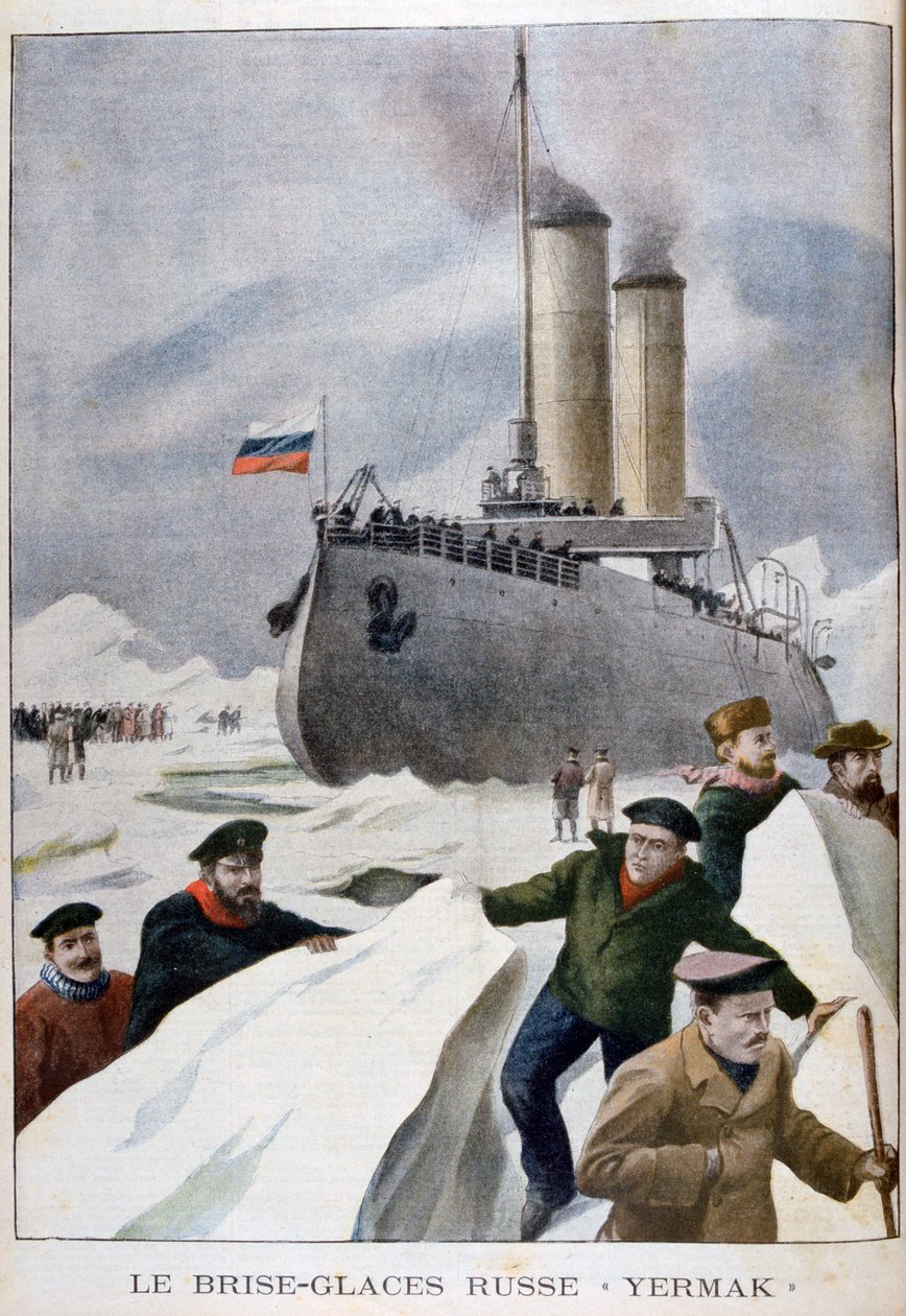 ロシアの砕氷船ヤーマック、1902 作： 不明