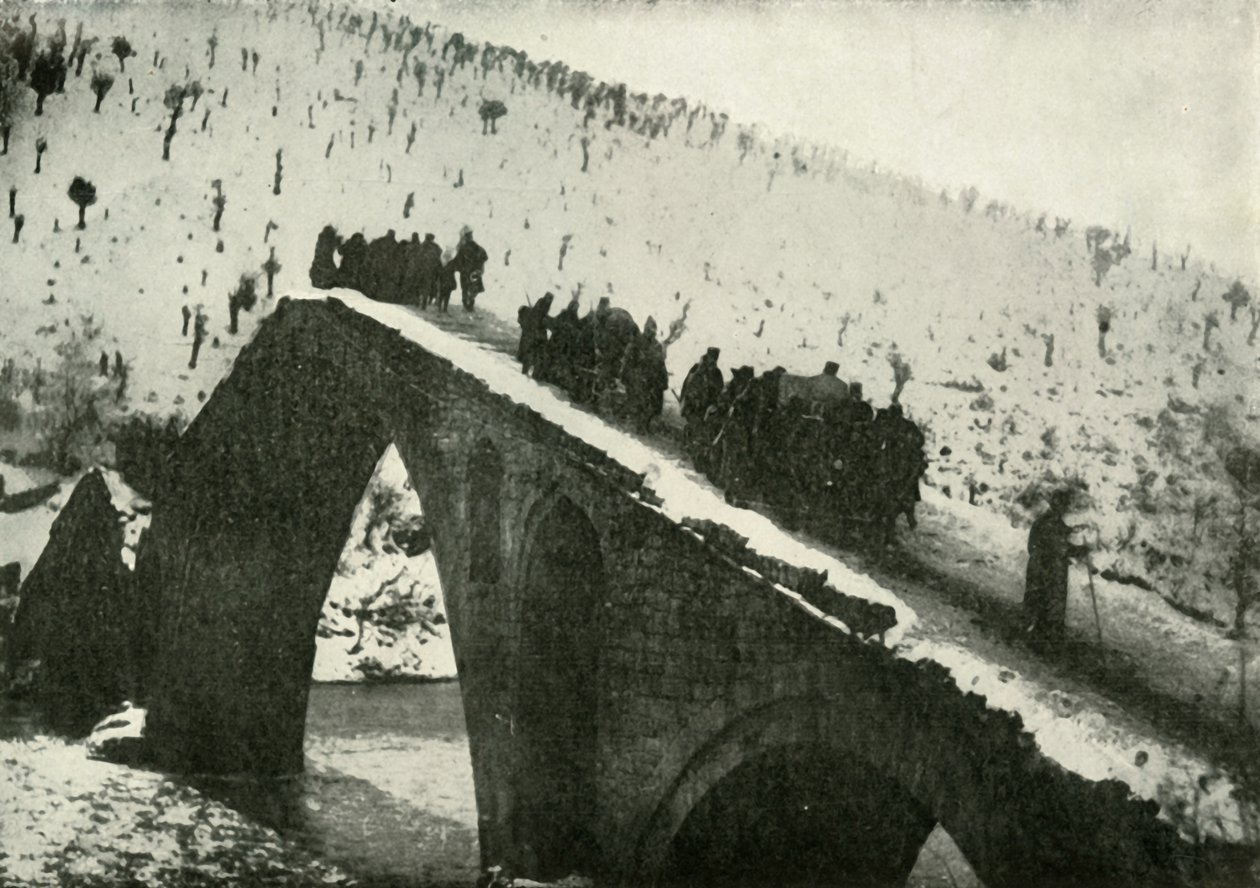 1919年にアルバニアを経由して撤退したセルビア軍の参謀。 作： 不明