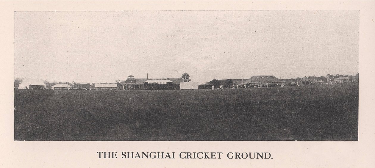 上海クリケット場、中国、1912年。 作： 不明