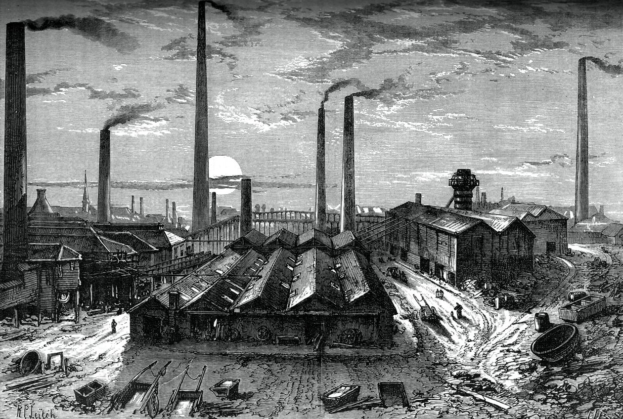 セントロロックス化学工場、グラスゴー、c1880 作： 不明