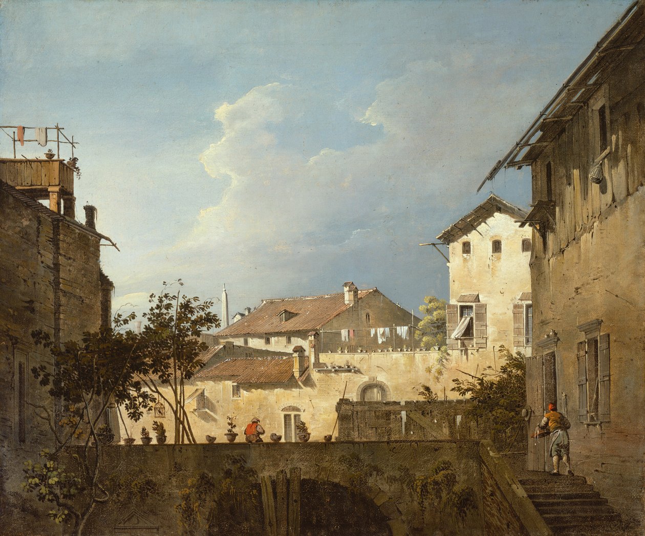 テラス、c。 1745年。 作： 不明