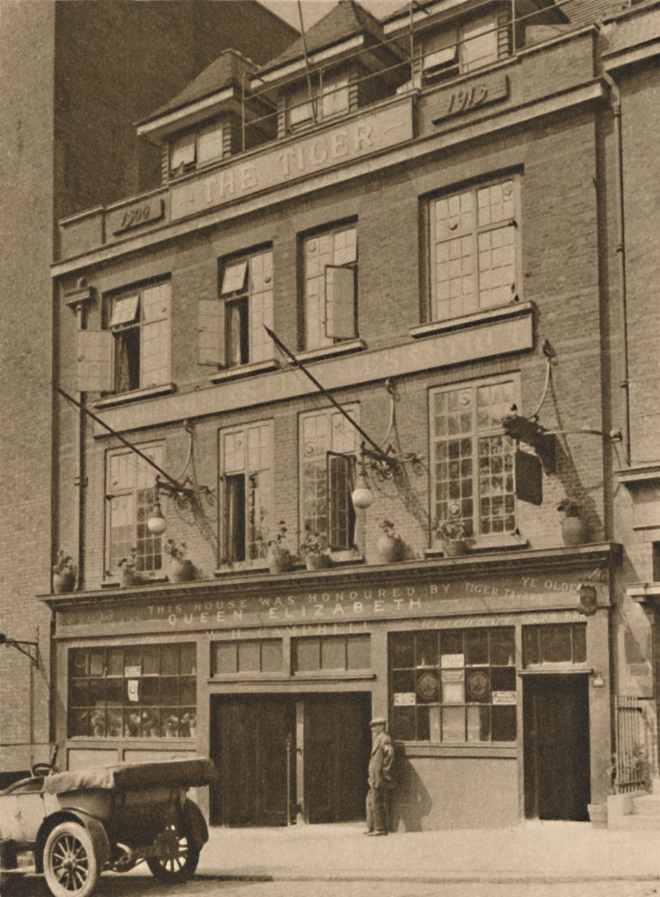 タワーヒルのタイガー居酒屋、c1935。 作： 不明