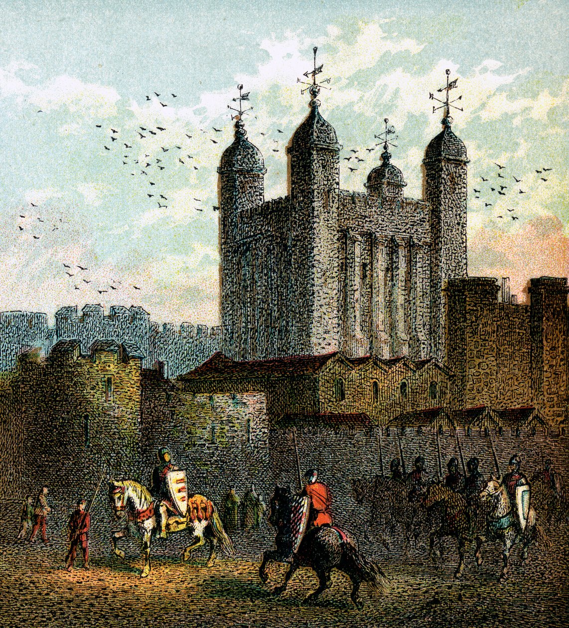 ロンドン塔、c1850 作： 不明