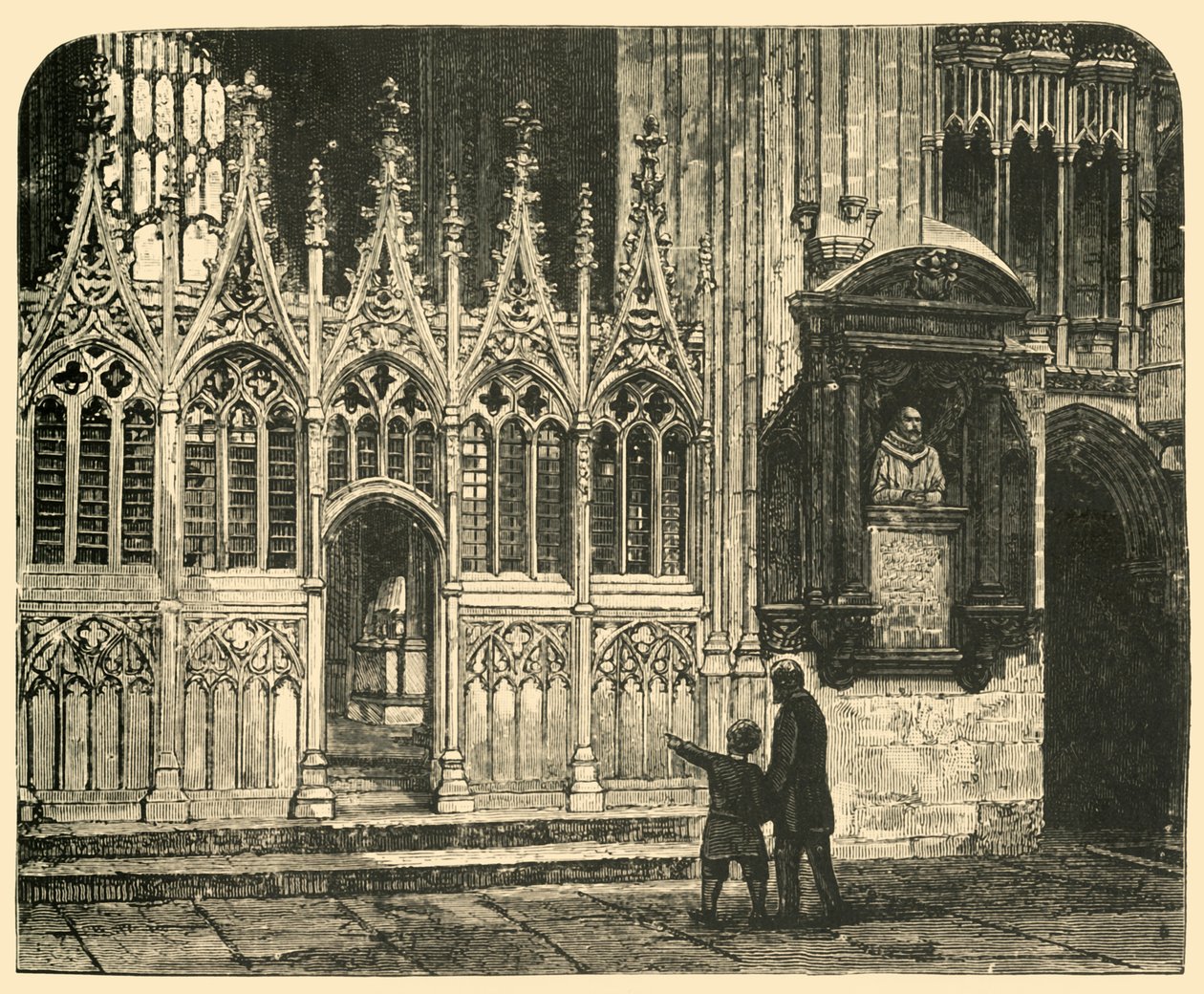 殉教のTransept、1898。 作： 不明