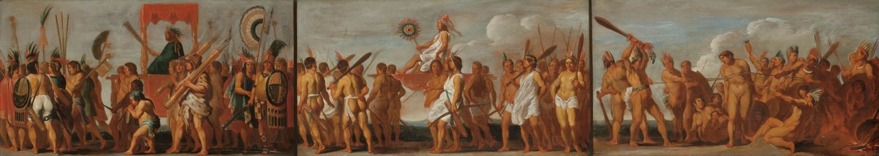 トゥピナンバス戦争捕虜の扱い、1630年頃。 作： 不明
