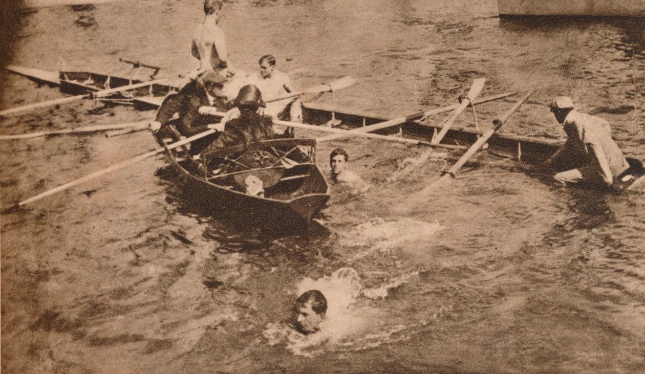 大学ボートレース、1912年3月1935 作： 不明