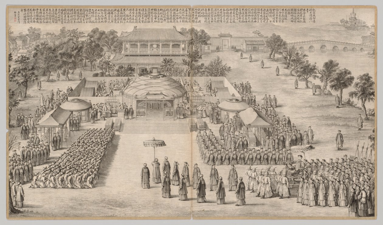 勝利の宴会：反逆の叫びの戦いの場面から...、c。 1765-1774、日付の詩1 作： 不明