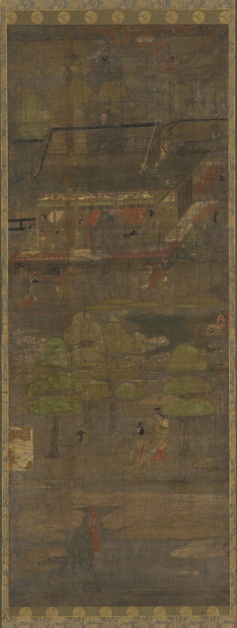 神々の世界、鎌倉時代、14世紀。 作： 不明