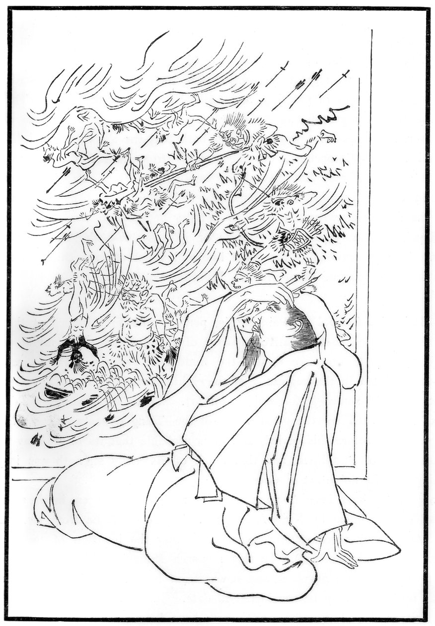 小瀬弘高の死、1886年 作： 不明