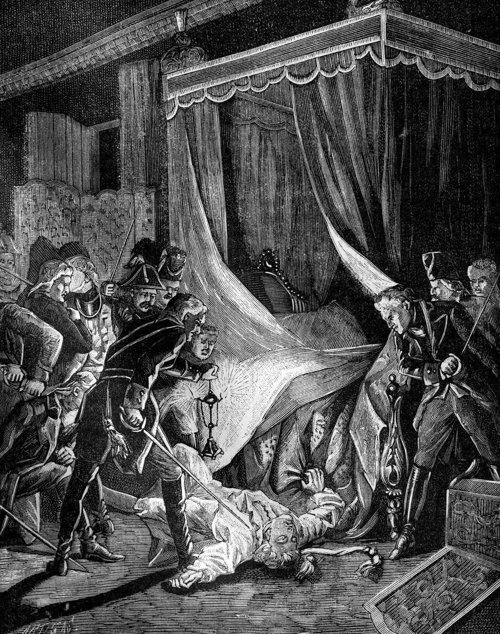 ロシアの皇帝パウロ1世の殺害、1801年3月1882〜1884年 作： 不明
