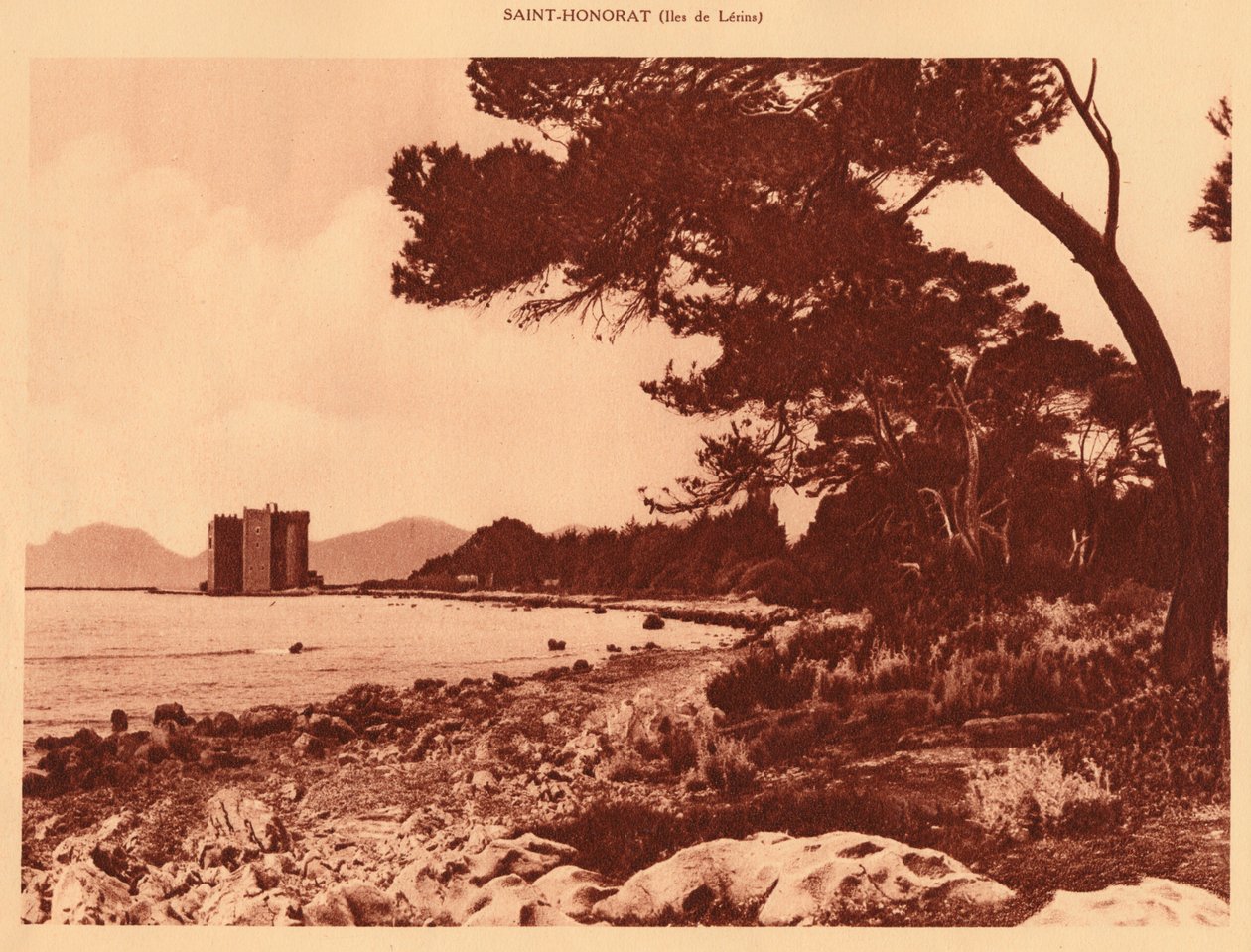 古い修道院、Saint-Honorat、1930年。 作： 不明