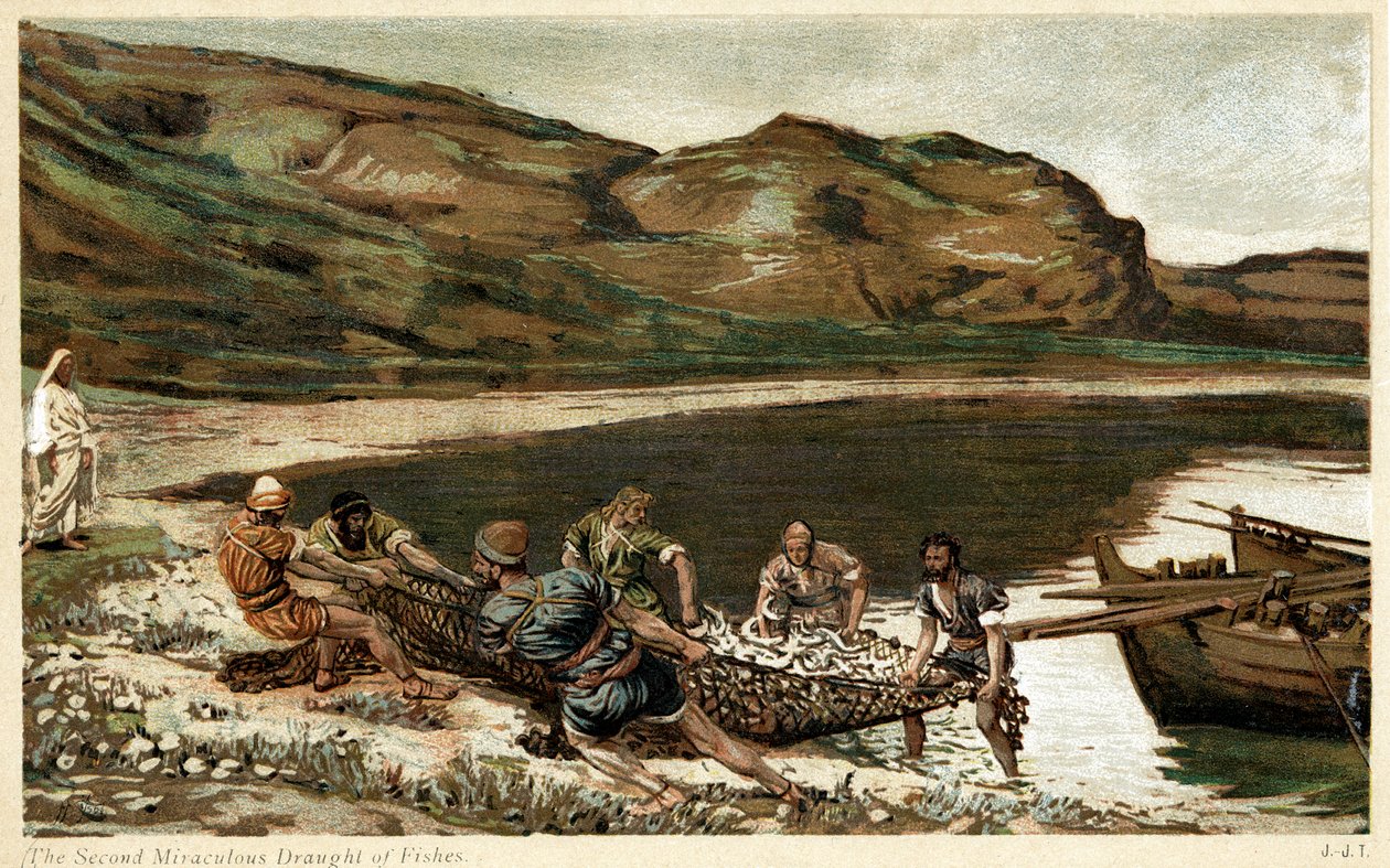 魚の2番目の奇跡的なドラフト、c1890 作： 不明