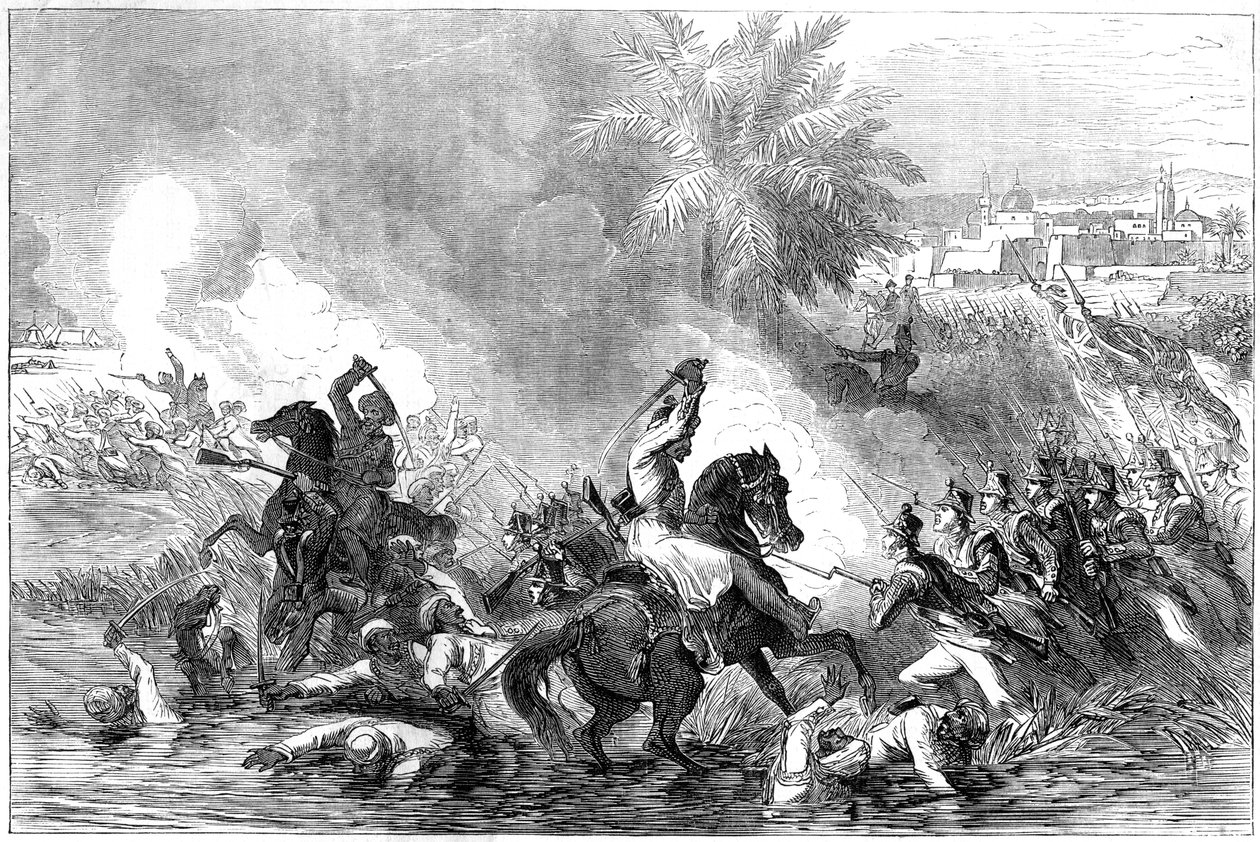 1842年、アフガニスタン、ジャララバードの守備隊の出撃 作： 不明