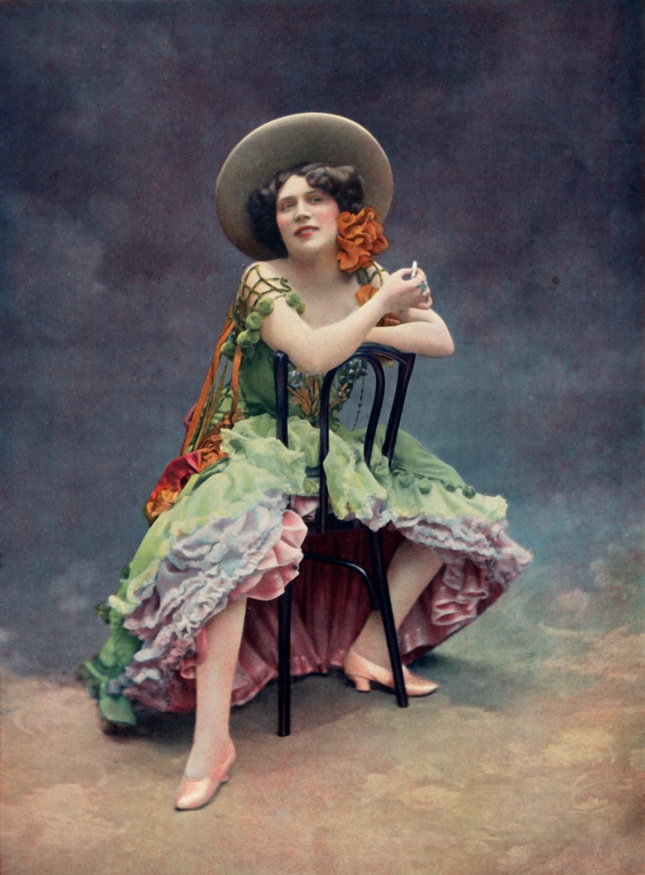 ヴァリエテ劇場。 -Paris Aux Varietes-Otero-Miss。Lise Berty、1904。 作： 不明