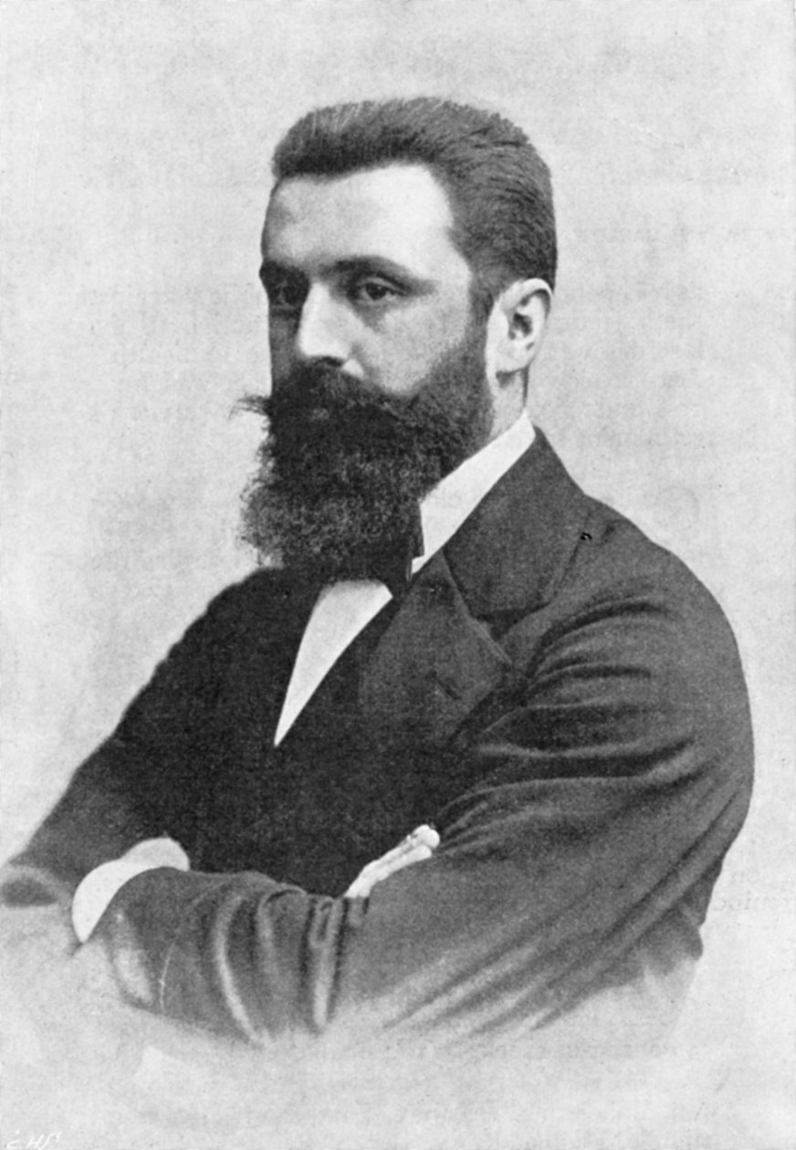 テオドール・ヘルツル1860-1904、シオニスト指導者 作： 不明
