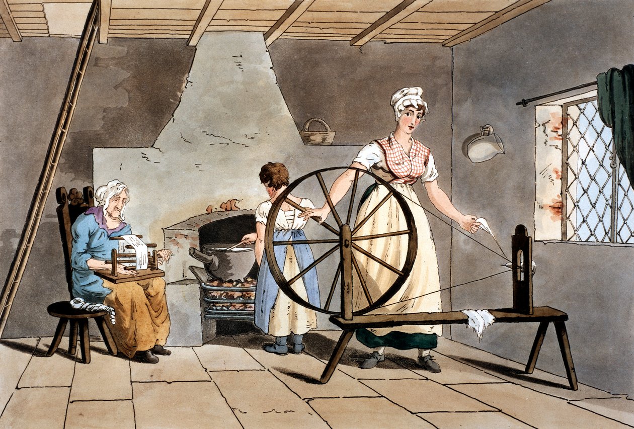 1814年の3世代の女性 作： 不明