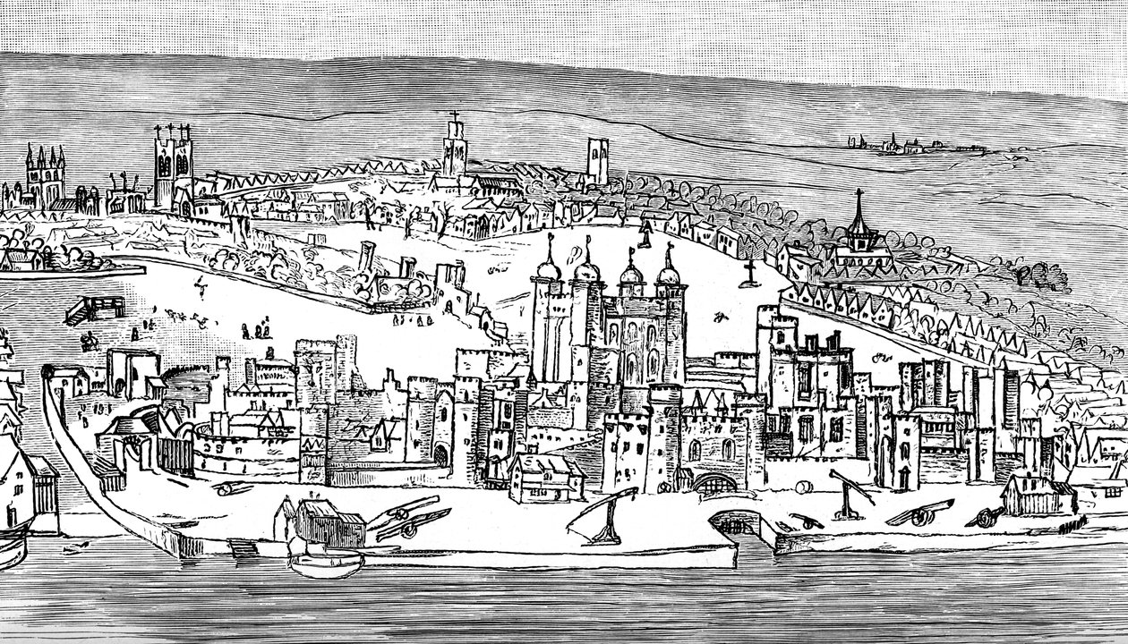 ロンドン塔、c1543、1893 作： 不明