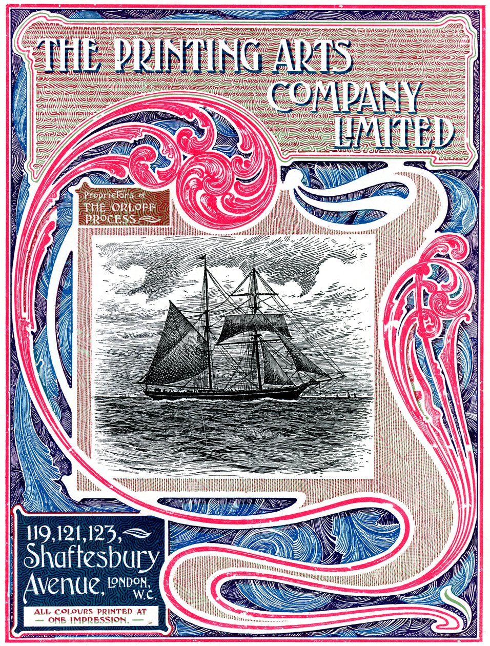 The Printing Arts Company Limited、ロンドン、1902-1903のトレード広告 作： 不明