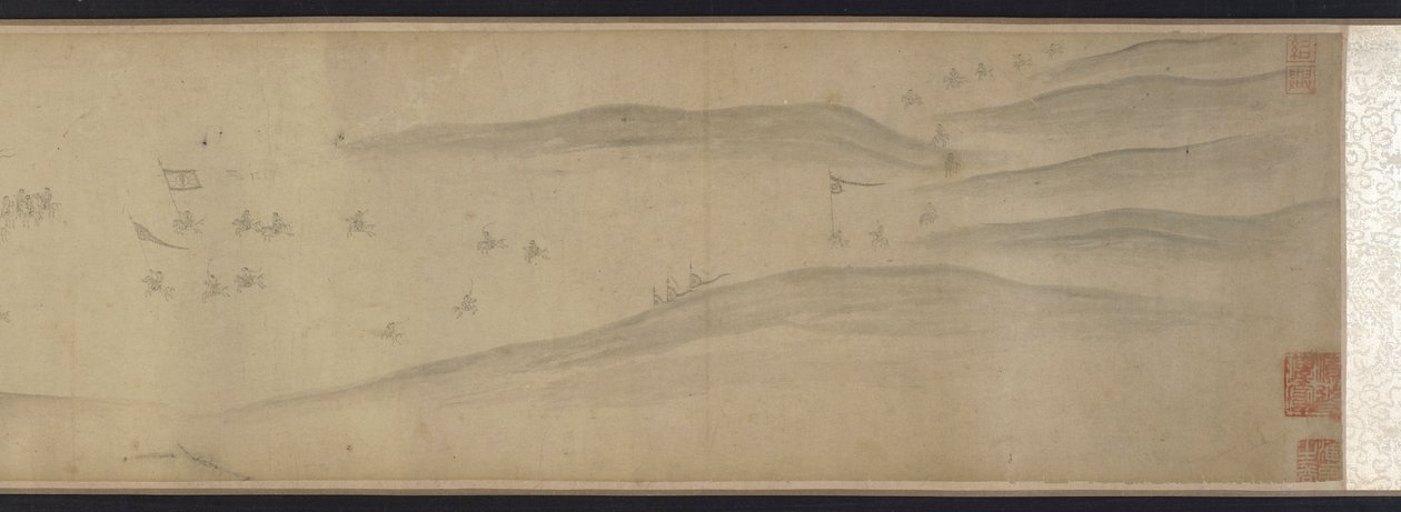 潘橋での条約、元または明王朝、14 ～ 15 世紀。 作： 不明