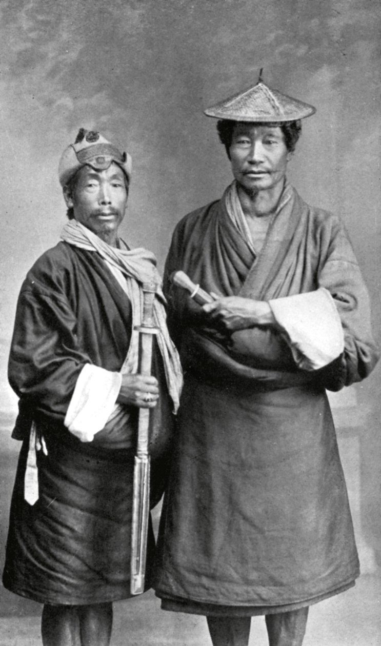 2人のシッキム人男性、c1910 作： 不明
