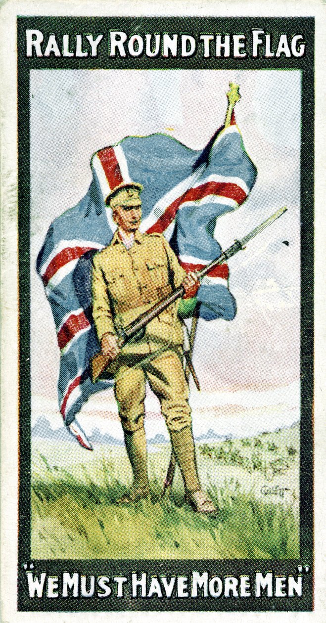 イギリス : シガレットカード - WW1リクルーティング 作： 不明