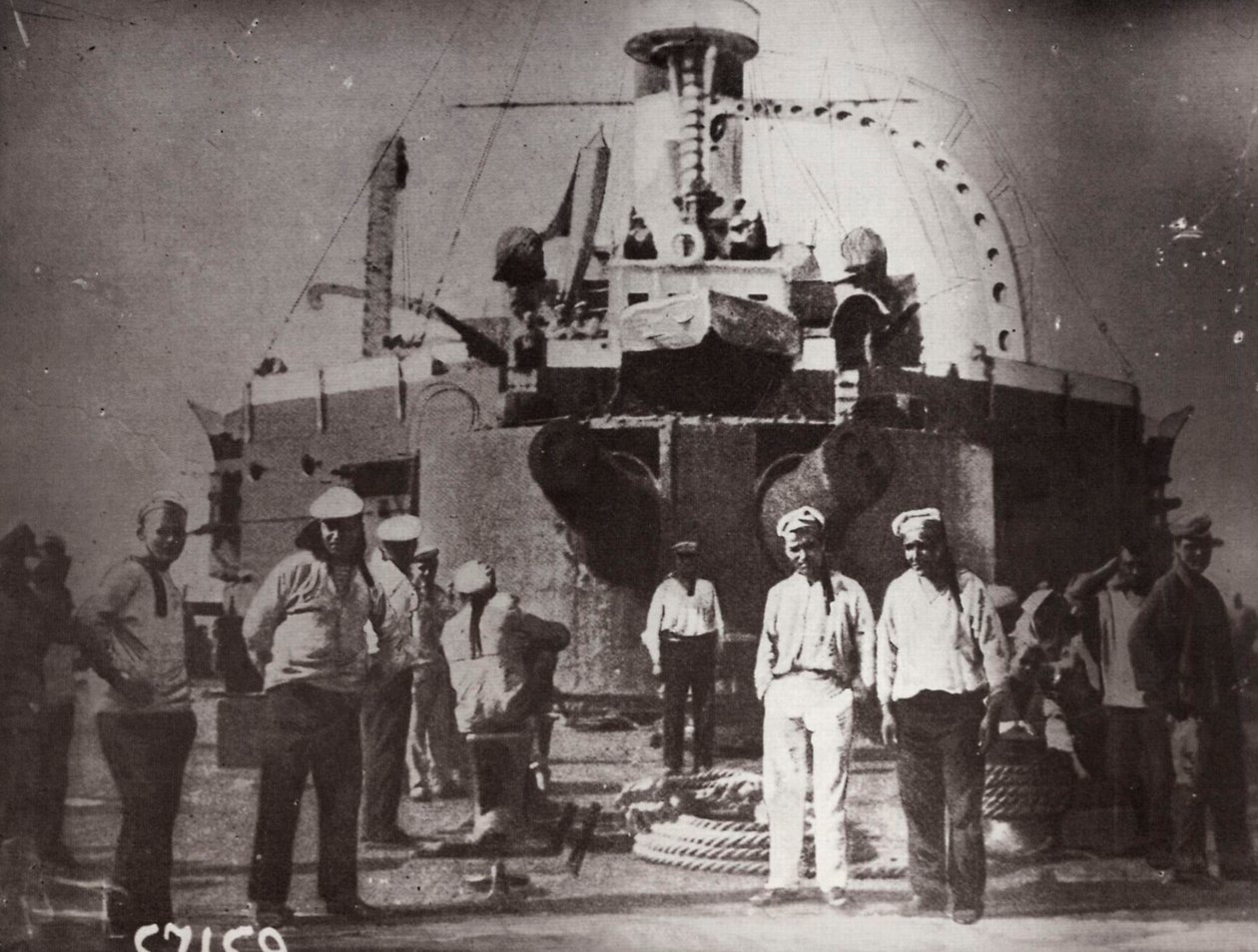 戦艦ポチョムキン、コンスタンツァ、ルーマニアでの蜂起、1905年 作： 不明