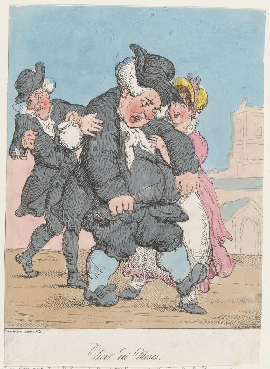 牧師とモーゼ, 1815., 1815. 作： 不明