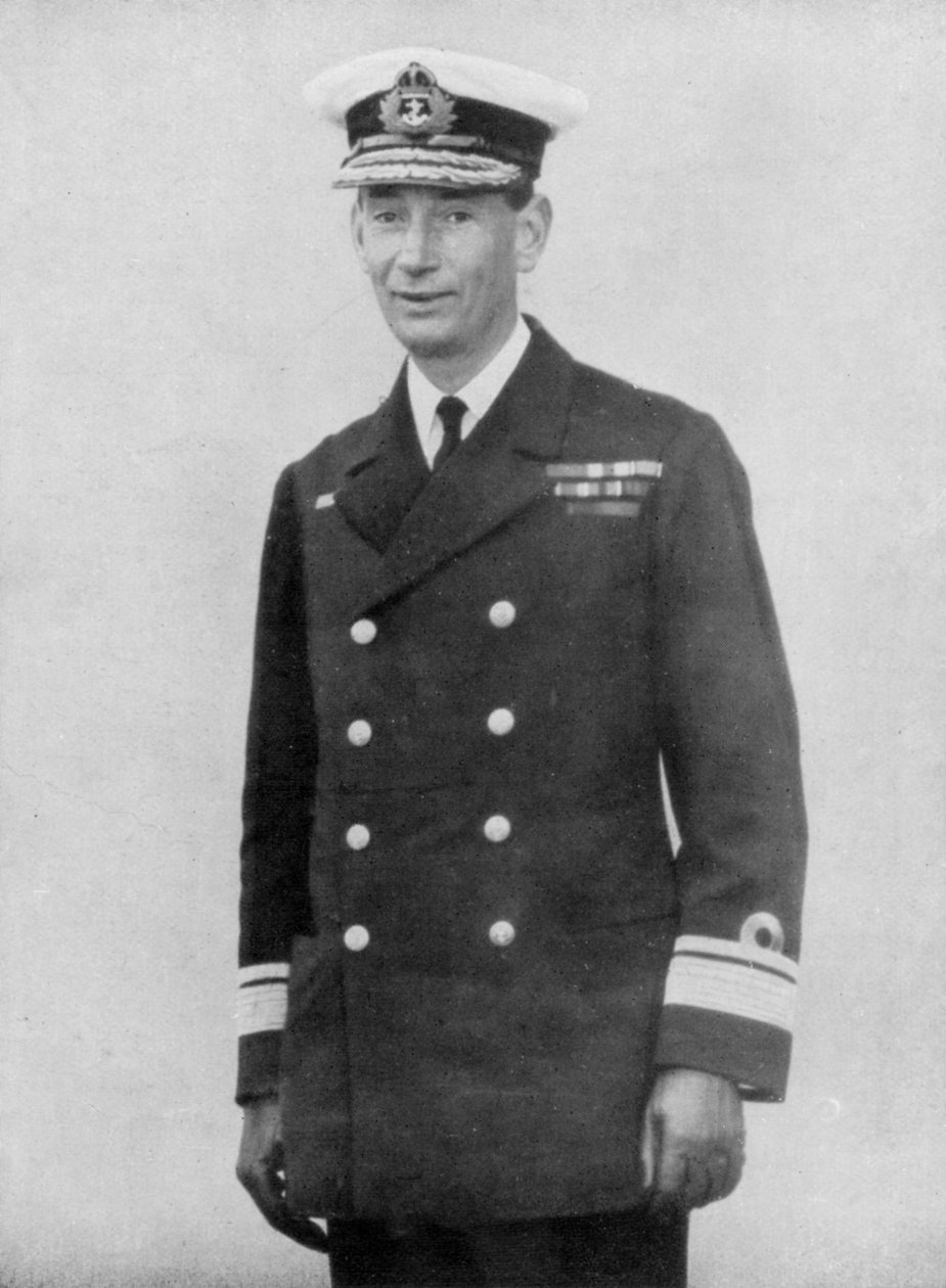 1918年イギリス海軍将校、ロジャージョンブラウンローキーズ少将