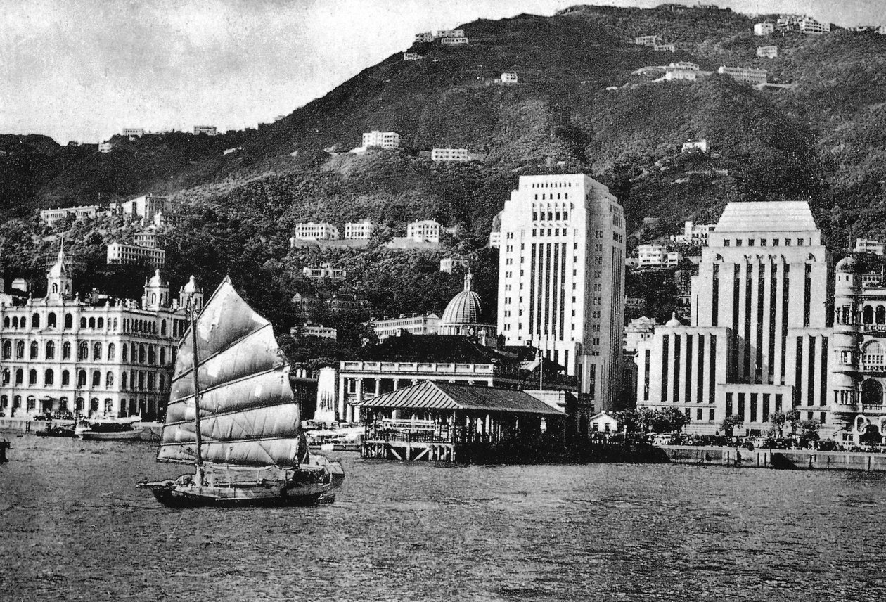 ビクトリアシティ、またはビクトリア市、香港、c1920s-c1930s 作： 不明