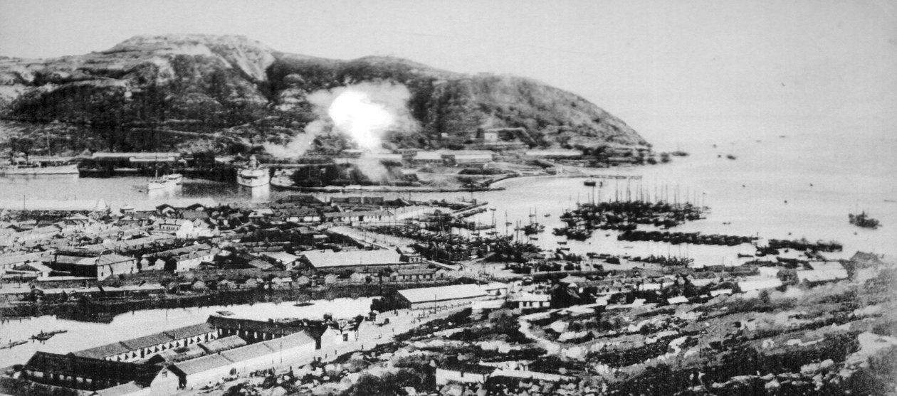 ポートアーサー、満州、1904年のビュー。 作： 不明