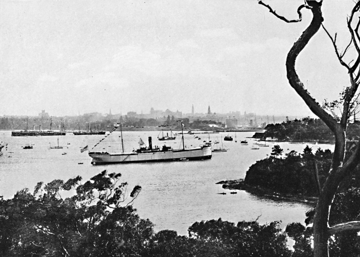ノースショア、No。2、c1900からのシドニー港の眺め。 作： 不明
